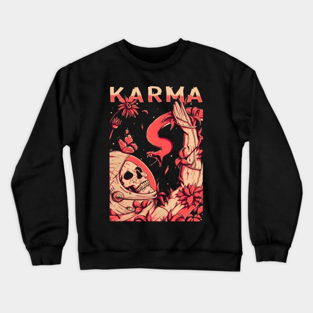 Karma Crewneck Sweatshirt by NathanRiccelle